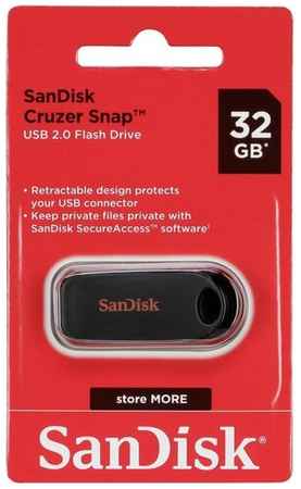 Flash-накопитель/USB флешка SanDisk Cruzer Snap Flash Drive USB 2.0 32Gb SDCZ62-032G-G35 19848341392948