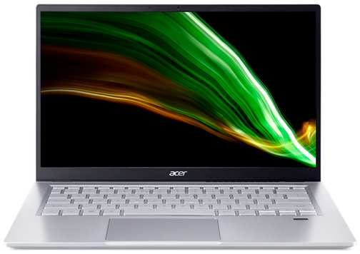 Ноутбук Acer Swift 3 SF314-511-31N2 14″ FHD IPS/Core i3-1115G4/8GB/256GB SSD/Iris Xe Graphics/Endless OS/NoODD/серебристый (NX. ABLER.00C) 19848343177626