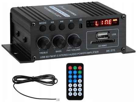 Универсальный 2-канальный аудио усилитель мощности (20+20Вт) с дистанционным управлением и Bluetooth (У) 19848344403327