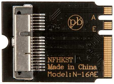 Адаптер-переходник для установки платы Wi-Fi AirPort Bluetooth (6+12 Pin) в разъем M.2 A+E Key / NFHK N-16AE 19848344457060