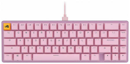 Клавиатура Glorious GMMK 2 Compact (65%) Pink Pre-Built Fox Linear Switch 19848346077921