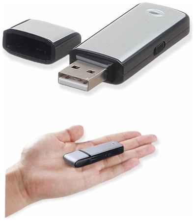 8 GB портативный диктофон USB 2.0 REC FLASH DRIVE USB voice recorder диктофон флешка диктофон в виде флешки мини диктофон Серебристый 19848346802979