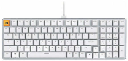 Клавиатура Glorious GMMK 2 Full Size (96%) White Pre-Built Fox Linear Switch 19848347680925