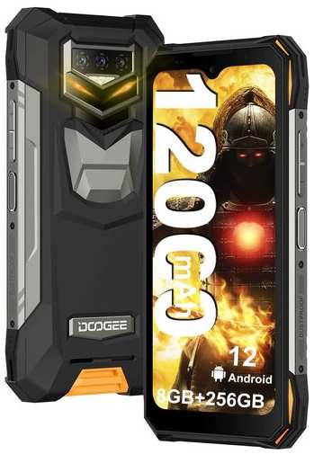 Смартфон DOOGEE S89 Pro 8/256 ГБ Global, Dual nano SIM, вулканический оранжевый 19848349048395