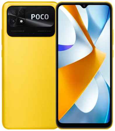 Смартфон Xiaomi POCO C40 4/64 ГБ Global, Dual nano SIM, желтый POCO 19848349084996