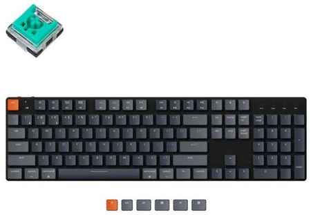 Беспроводная механическая ультратонкая клавиатура Keychron K5SE, Full Size, RGB подсветка, Mint Switch 19848350145915