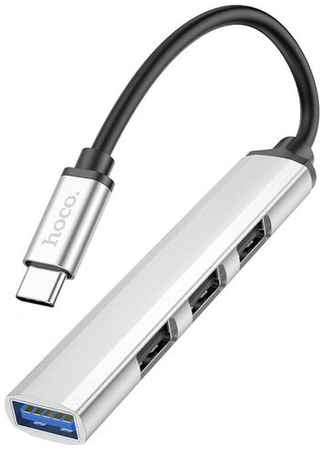 Разветвитель USB Type-C для ноутбука 4 порта/ HUB/ переходник 19848352442561