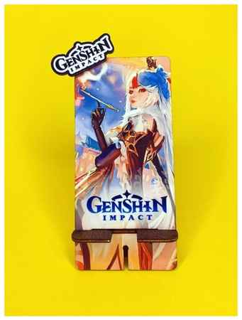 Yugart Подставка для смартфона Геншин Импакт/для телефона и значок Genshin impact