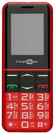 Телефон FinePower S185, 2 SIM, красный 19848353982303