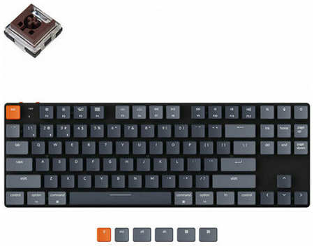 Клавиатура Keychron K1 SE RGB Dark Grey Low Profile Keychron Optical Brown Switch 19848360241664