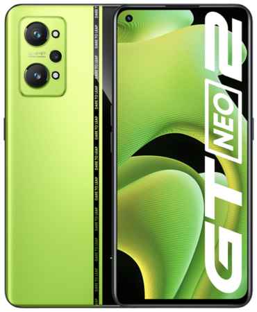 Смартфон realme GT NEO2 5G 8/256 ГБ CN, Dual nano SIM, зеленый 19848361477300
