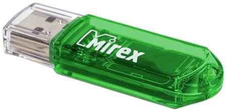 Флешка Mirex ELF GREEN, 32 Гб, USB2.0, чт до 25 Мб/с, зап до 15 Мб/с, зеленая 19848361956431