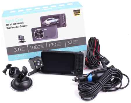LIDER Mobile Автомобильный видеорегистратор Full HD 1080P 3 камеры