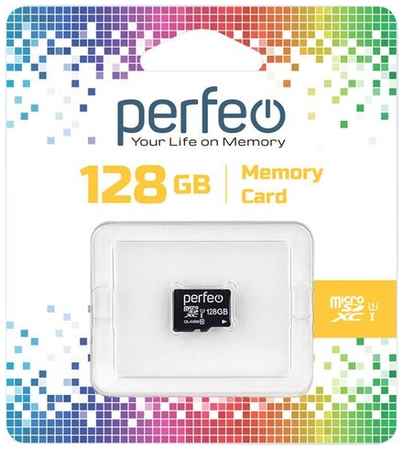 Карта памяти Perfeo microSDXC 128GB (Cl10) UHS-1 без адаптера 19848363094790