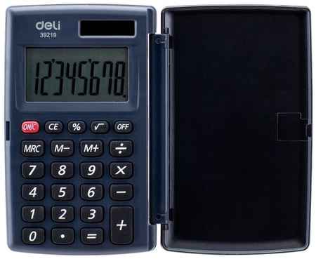 Калькулятор карманный Deli E39219 серый 8-разр 19848363166374