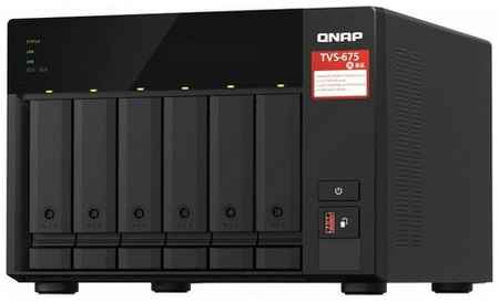 Сетевое хранилище QNAP TVS-675-8G черный 19848363364111