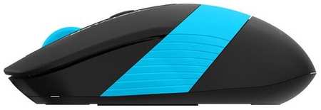 Мышь A4Tech Fstyler FG10 черный/синий оптическая (2000dpi) беспроводная USB (4but) 19848363594442