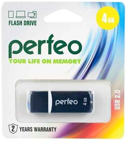 Perfeo Носитель информации USB Drive 4GB C02 Black PF-C02B004 19848367929702