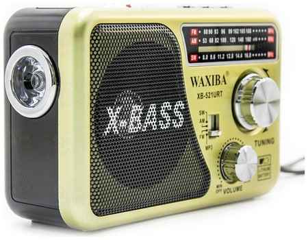 Радиоприемник MP3/ АМ, FM, SW, светодиодный фонарик, USB/ радио Waxiba XB-521URT 19848369266810