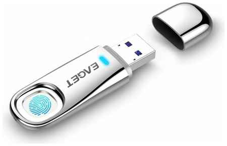 USB 3.0 флешка Grand Price со сканером отпечатка пальца, металлическая - 32 Gb 19848369981169