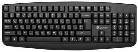 OKLICK Клавиатура Оклик 105M черный USB 19848370103057