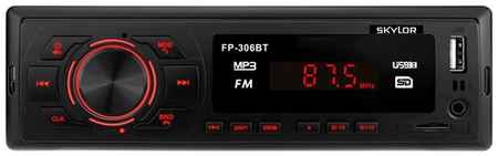 Автомагнитола Skylor FP-306BT, 1DIN, USB, SD, FMб MP3, Bluetooth