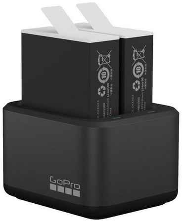 Зарядное устройство GoPro Dual Battery Charger + Аккумулятор Enduro 2шт для HERO 9/10/11 - ADDBD-211 (ADDBD-211-AS) 19848370979222