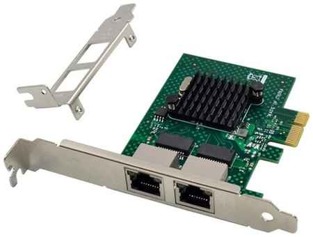 Сетевая карта PCIe x1 (BCM5720) 2 x RJ45 Gigabit Ethernet | ORIENT XWT-BM20L2PE 19848371009971