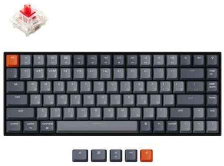 Беспроводная механическая клавиатура Keychron K2, 84 клавиши, Led подсветка, Gateron Switch