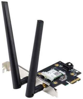 WiFi и Bluetooth адаптер ASUS AX3000 PCI Express (ант. внеш. съем) 2ант