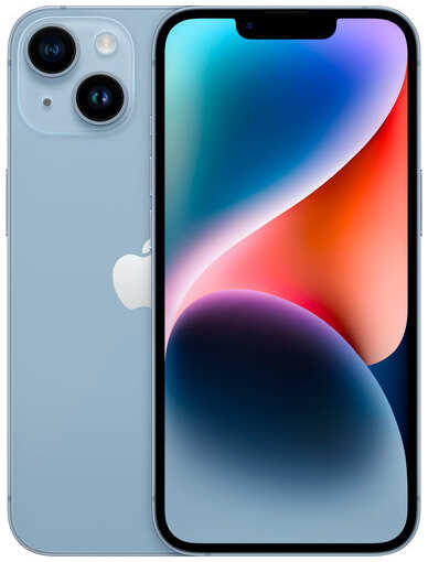 Смартфон Apple iPhone 14 256 ГБ, Dual nano SIM, синий 19848374900937