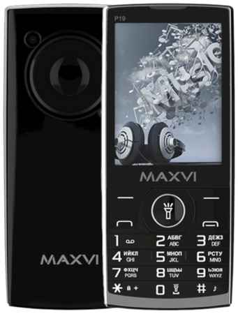 Телефон MAXVI P19, 2 SIM, винно-красный