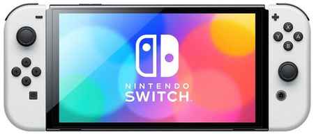 Игровая приставка Nintendo Switch OLED 64 ГБ, без игр, белый, 2-й геймпад 19848375376505