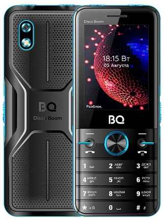 Телефон BQ 2842 Disco Boom, черный/синий 19848376128866