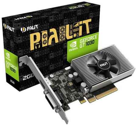 Видеокарта Palit GeForce GT 1030 NEC103000646-1082F PCI-E 2048Mb 64 Bit OEM