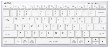 Клавиатура A4Tech Fstyler FX51 белый USB slim Multimedia (FX51 WHITE) 19848377073099