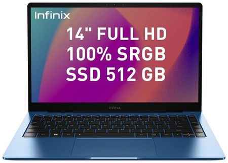 14″ Ноутбук Infinix Inbook X2, Intel Core i7 1065G7, RAM 8 ГБ, SSD 512 ГБ, Intel Iris Plus Graphics, Windows 11 Home
