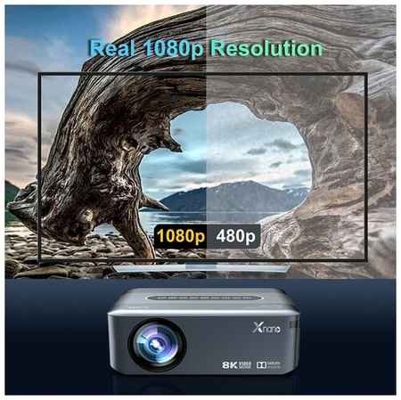 Transpeed Проектор Xnano-X1 / 12000ЛМ / Android 9.0 / Wi-Fi, Full HD 1920*1080 поддержка 8K / для дома / офиса / школы 19848377531922