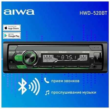 Автомагнитола AIWA HWD-520BT, 1 din 19848378018008