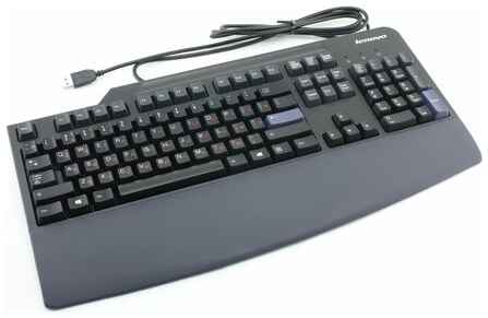 Клавиатура Lenovo Preferred Pro черная, 104кл, подставка, USB (SK-8825) 19848378272758