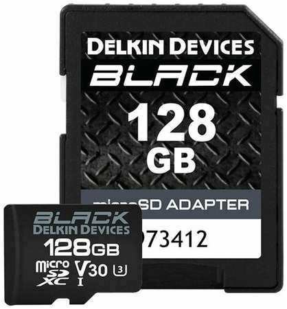 Карта памяти Delkin Devices Black Rugged microSDXC 128GB UHS-I V30 19848379530210