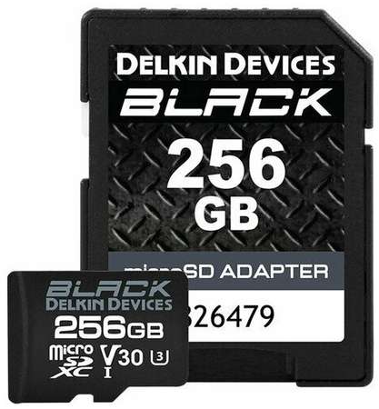 Карта памяти Delkin Devices Black Rugged microSDXC 256GB UHS-I V30 19848379530211