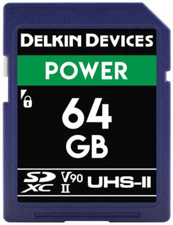 Карта памяти Delkin Devices Power SDXC 64GB 2000X UHS-II V90 19848379747241