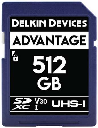 Карта памяти Delkin Devices Advantage SDXC 512GB UHS-I V30 19848379747759
