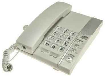 Телефон проводной вектор 313/05 повтор последнего набранного номера, слоновая кость 19848381745677