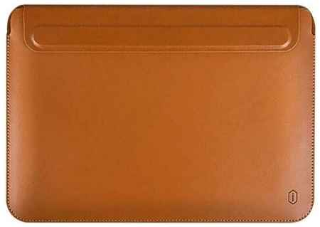 Чехол wiwu skin pro 2 leather для macbook pro 14.2 коричневый 19848382502710