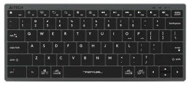 Клавиатура A4Tech Fstyler FX51 серый USB slim Multimedia 19848383261544