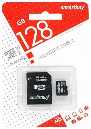 Карта памяти 128GB microSDXC Class 10 Smartbuy 19848383946697