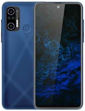 Смартфон Black Fox B10 Fox+ 2/64 ГБ, Dual nano SIM, синий 19848385419941