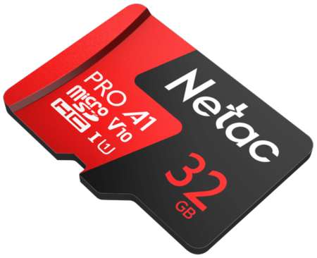 Карта памяти Netac MicroSD card P500 Extreme Pro 32GB, retail version w/SD adapter 19848385589913